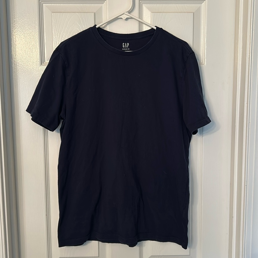 Gap Large Standard T-Shirt Dark Blue